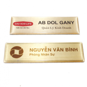Biển bảng tên cài áo cực đẹp